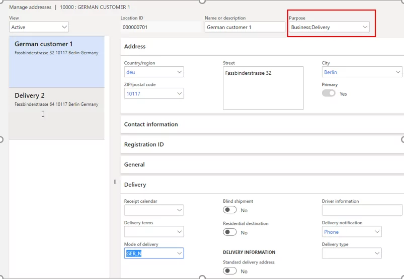 1.6 Styring af afsendelsesdage for salgsordrer i Dynamics 365 for Finance and Operations